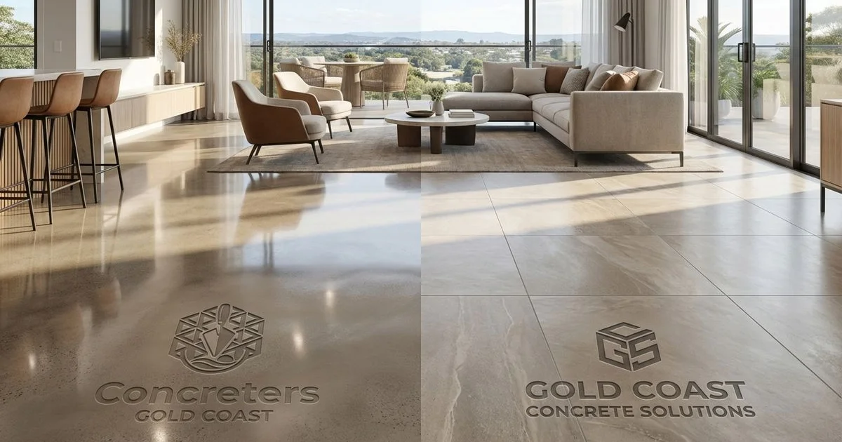 Polished Concrete vs Tiles: The Best Flooring for Gold Coast Homes